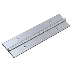 TACO Marine H14-0114A72-1 Annealed, Stainless Steel Piano Hinge, 1-1/4"W x .040" AWG x 72"L, Ret. Pkg.