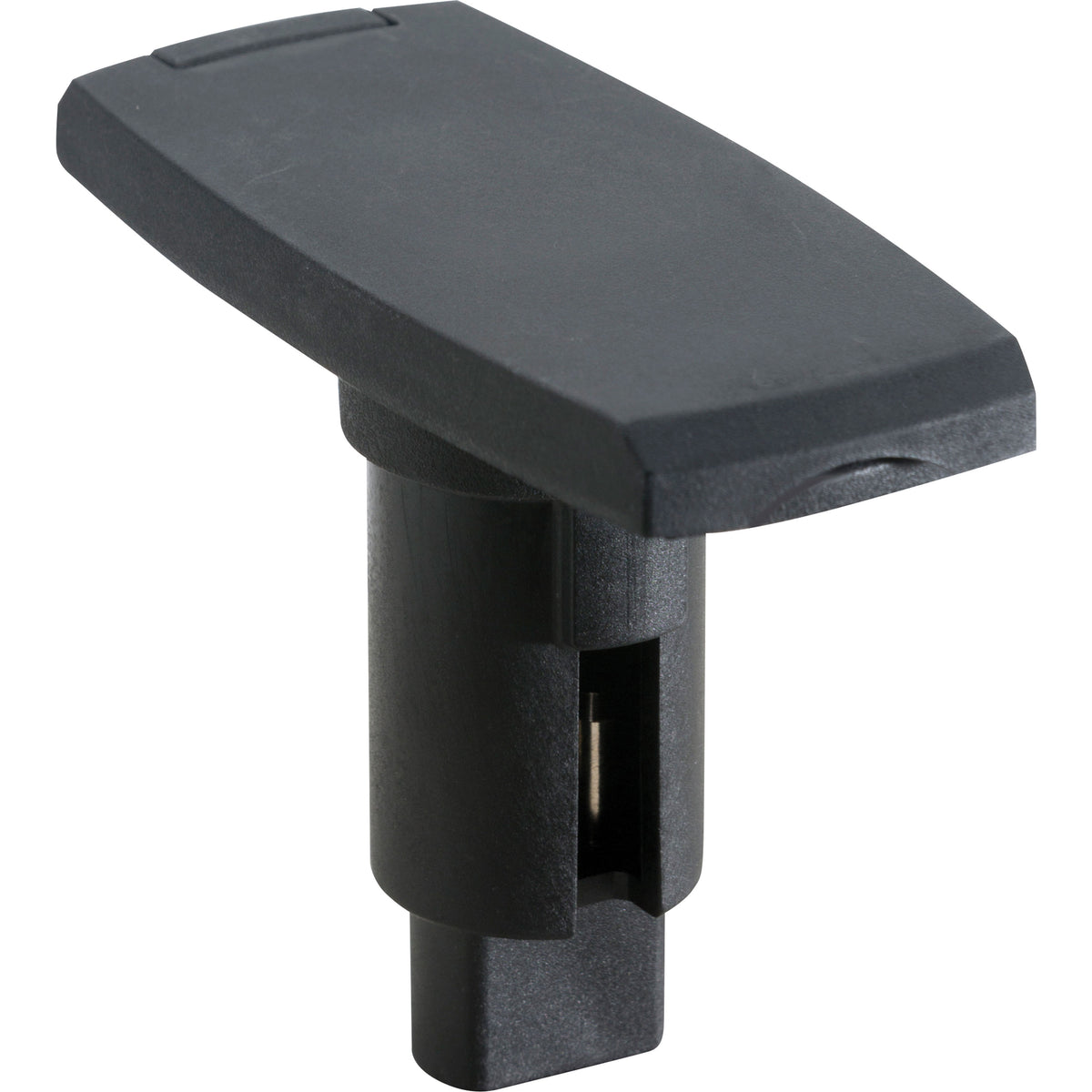 Attwood 910V3B-7 LightArmor Plug-In Base - 3-Pin Rectangle, Black