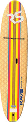 Rave Sports 02725 10'8" Bamboo Soft Top with Paddle and Leg Leash