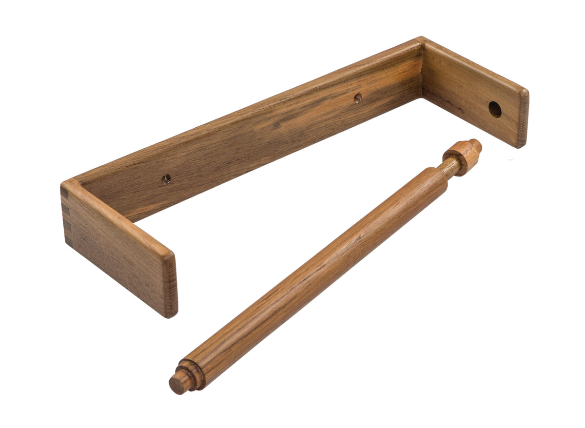 Whitecap 62442 Teak Wall-Mounted Paper Towel Holder