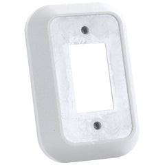 JR Products 13485 Single Switch Wall Spacer - White