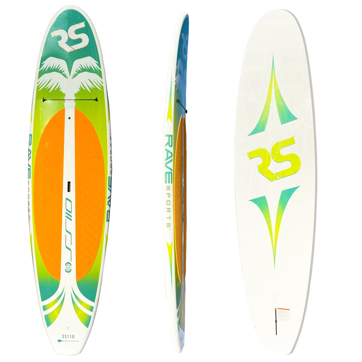 RAVE Sports 02983 Shoreline Series SS110 SUP - Palm Series Green