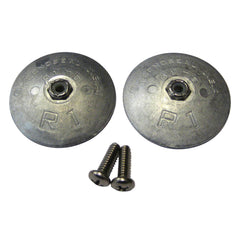 Lenco 15092-001 Replacement 1-7/8 inch Sacrificial Anode with Mounting Screws - 2 Pack