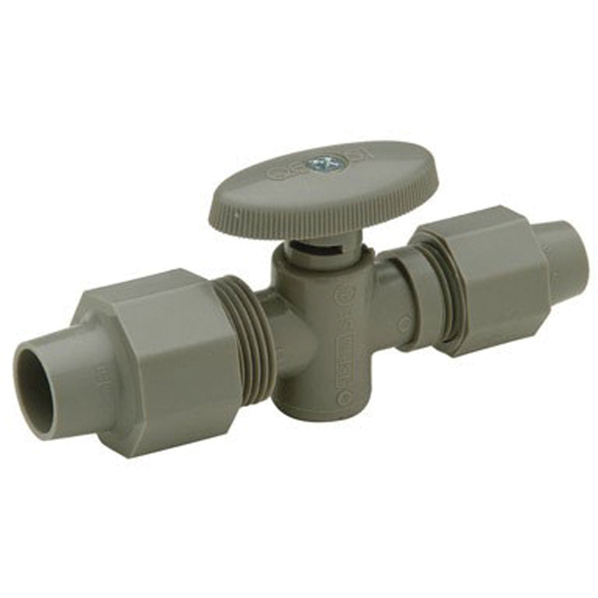 Zurn QV411 QickTite Unassembled Straight Stop Valve - 1/2" MPT x 1/2" MPT