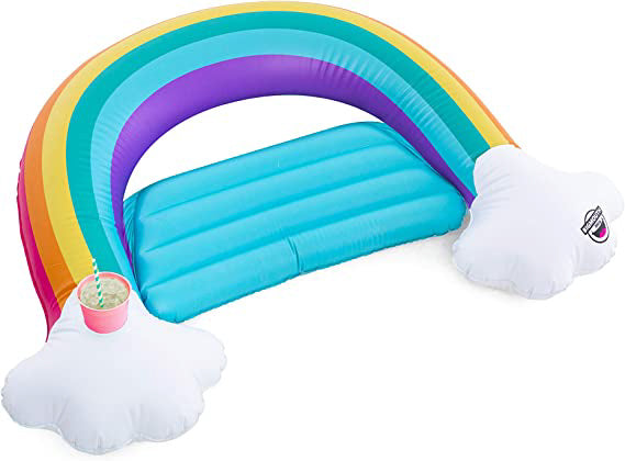 BigMouth BMSS-0001 Inflatable Rainbow Sling Seat Pool Float