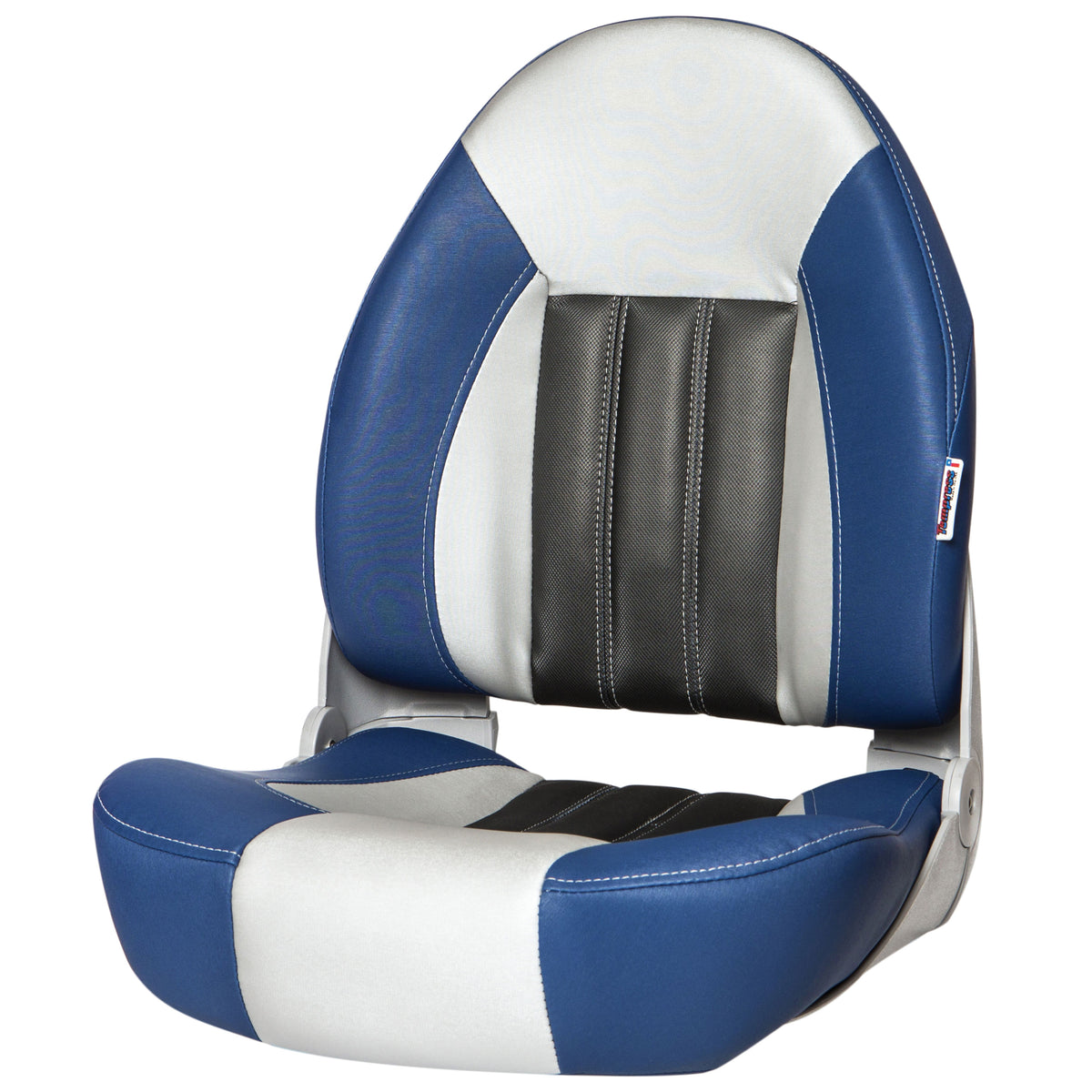 Tempress 68451 Probax High-Back Orthopedic Boat Seat - Blue/Gray/Carbon