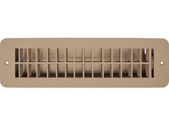 RV Designer H861 Plastic Dampered Vent Register - 2.25" x 10", Tan