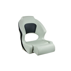 Springfield 1043253 Deluxe Sport Flip-Up Bucket Chair - Charcoal and White
