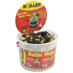 Moeller 020899-50 Turn-Tite Brass Bailer Plug - 1", 50 Piece Bucket