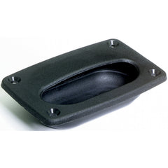 Attwood 2027-7 Rectangular Flush Hatch Pull - Black