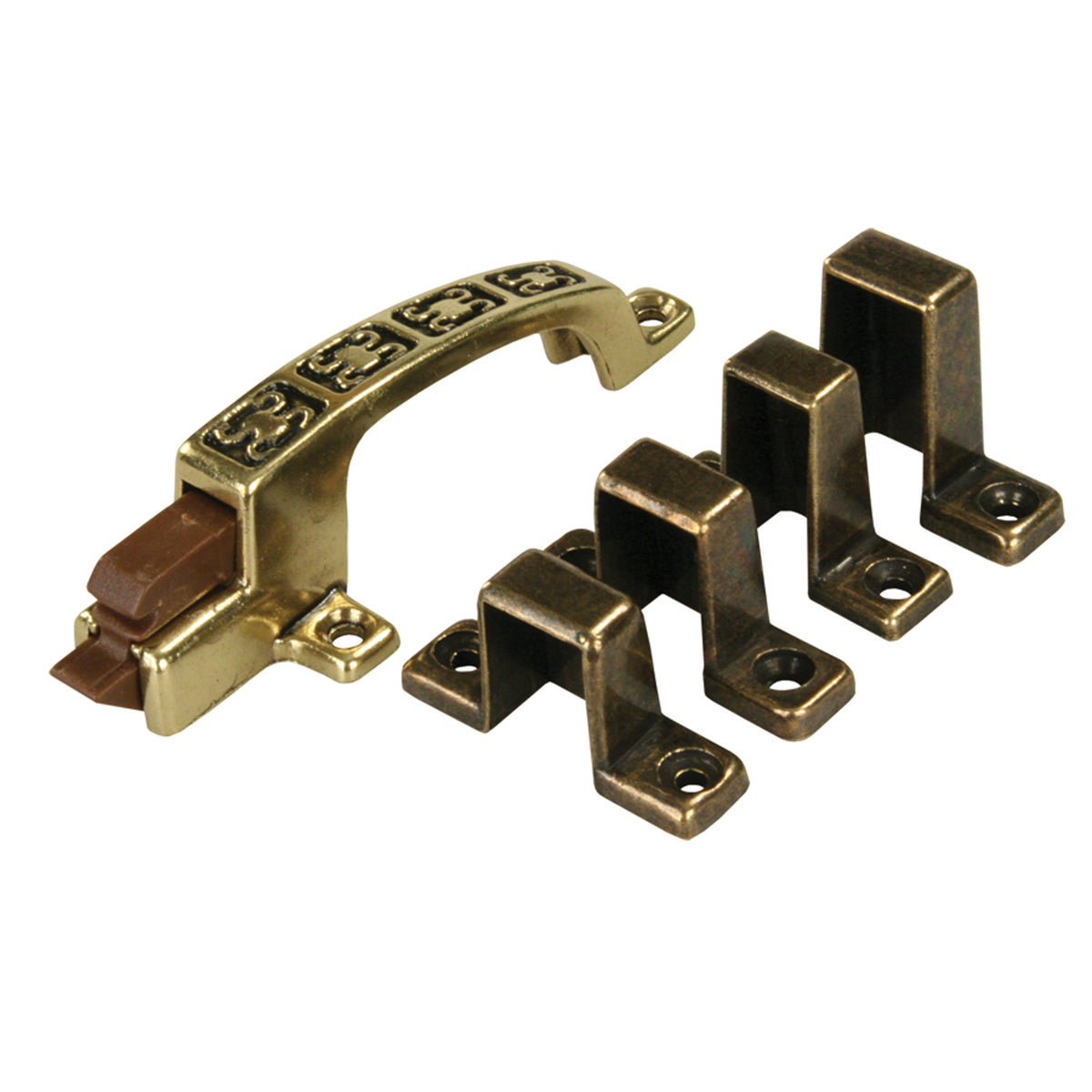 JR Products 70485 Cabinet Catch and Strikes - Patterned