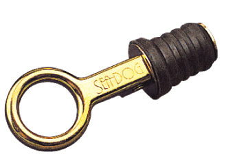 Sea-Dog 520070-1 Snap-Handle Drain Plug - Brass, No Safety Chain