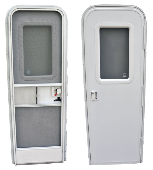 AP Products 015-2014742 RV Entrance Door Window Frame - White