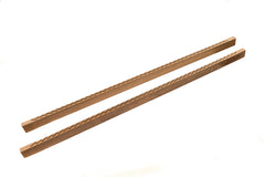 Whitecap 60880 Teak Louvered Door Side Rails Pair (Left and Right)