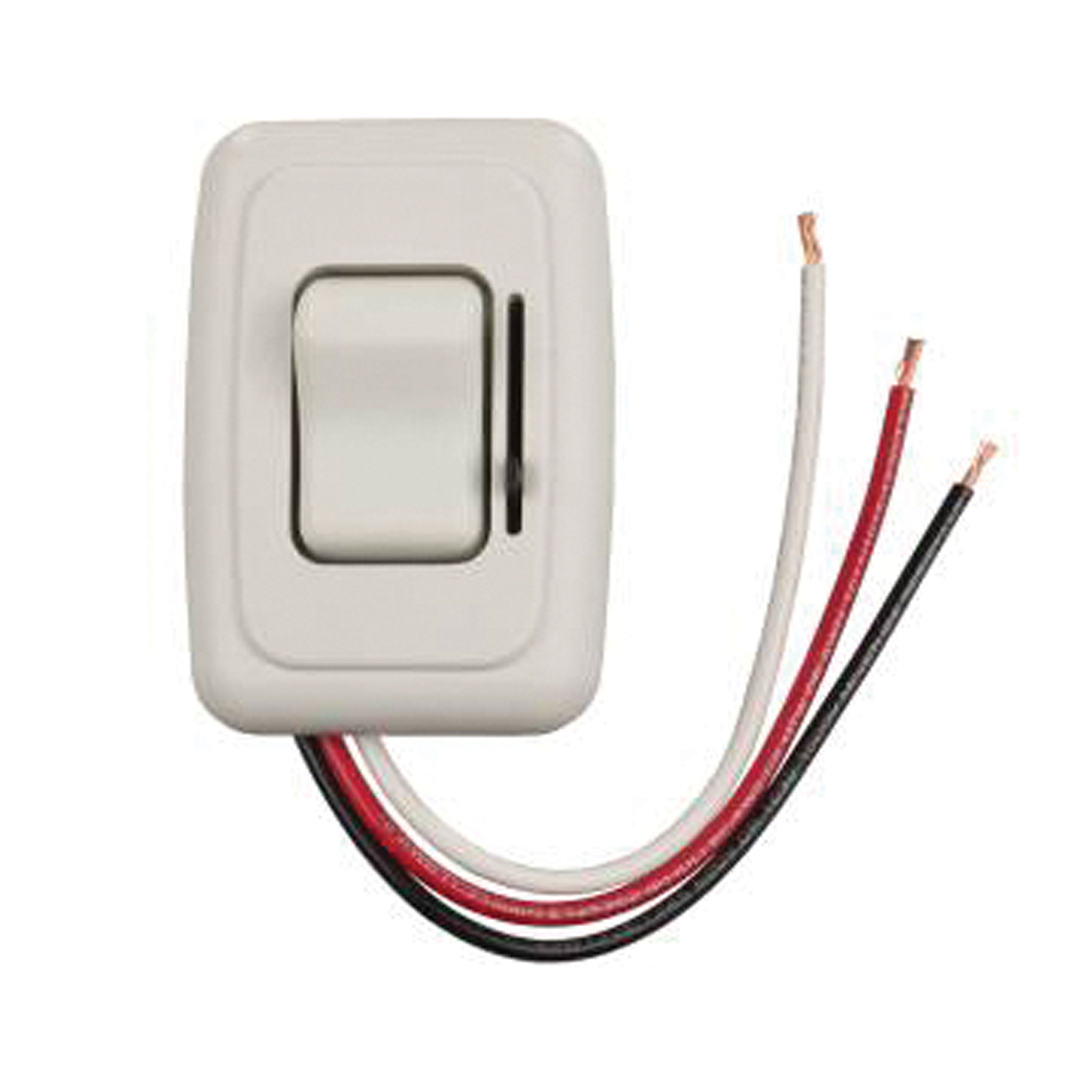 JR Products 05-12325 LED Side Slide Dimmer Switch - White