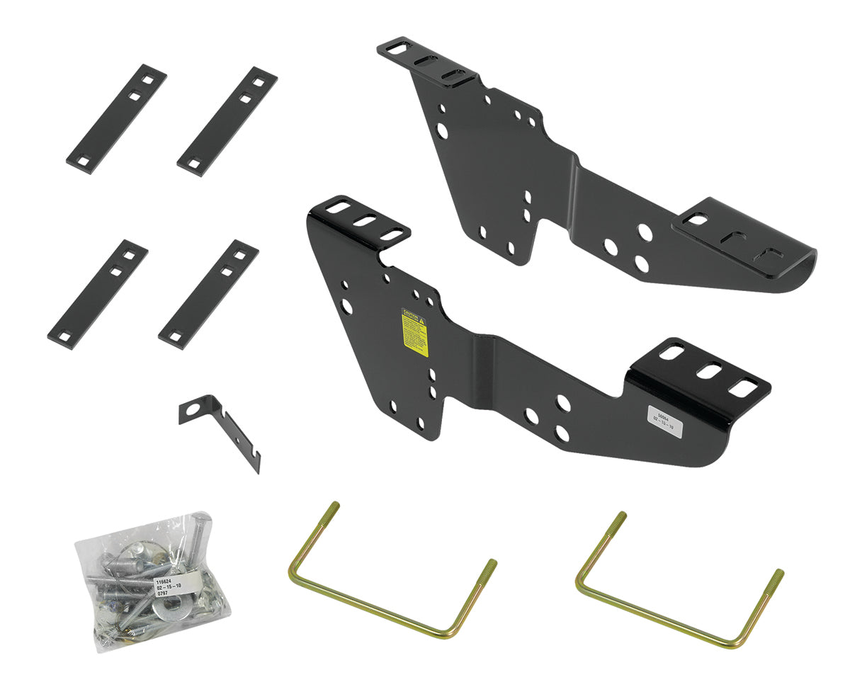 Reese 50085 5th Wheel Custom Quick Install Brackets for Dodge Ram 3500 (2013-2020)