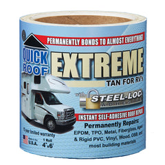 Cofair Products T-UBE406 Quick Roof Extreme With Steel-Loc Adhesive - 4" x 6', Tan