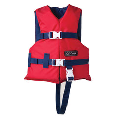 Onyx 103000-100-001-12 General Purpose Vests - Child, Red/Black