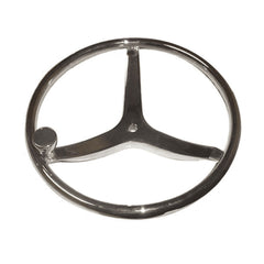 Uflex V46 Stainless Steel Steering Wheel with Speed Knob - 13.5"