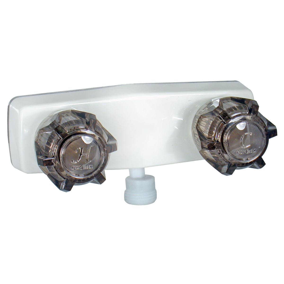 Phoenix Faucets PF213243 Dual Handle 4" Shower Valve with Vacuum Breaker - White