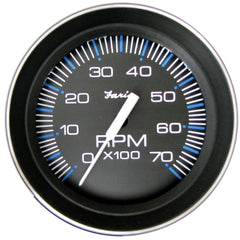 Faria 33005 Coral Tachometer (7000 RPM) - 4", Black