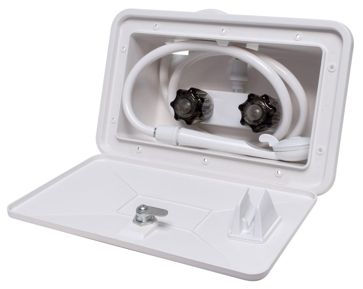 Valterra PF266202 Catalina Hot/Cold Exterior Shower - White