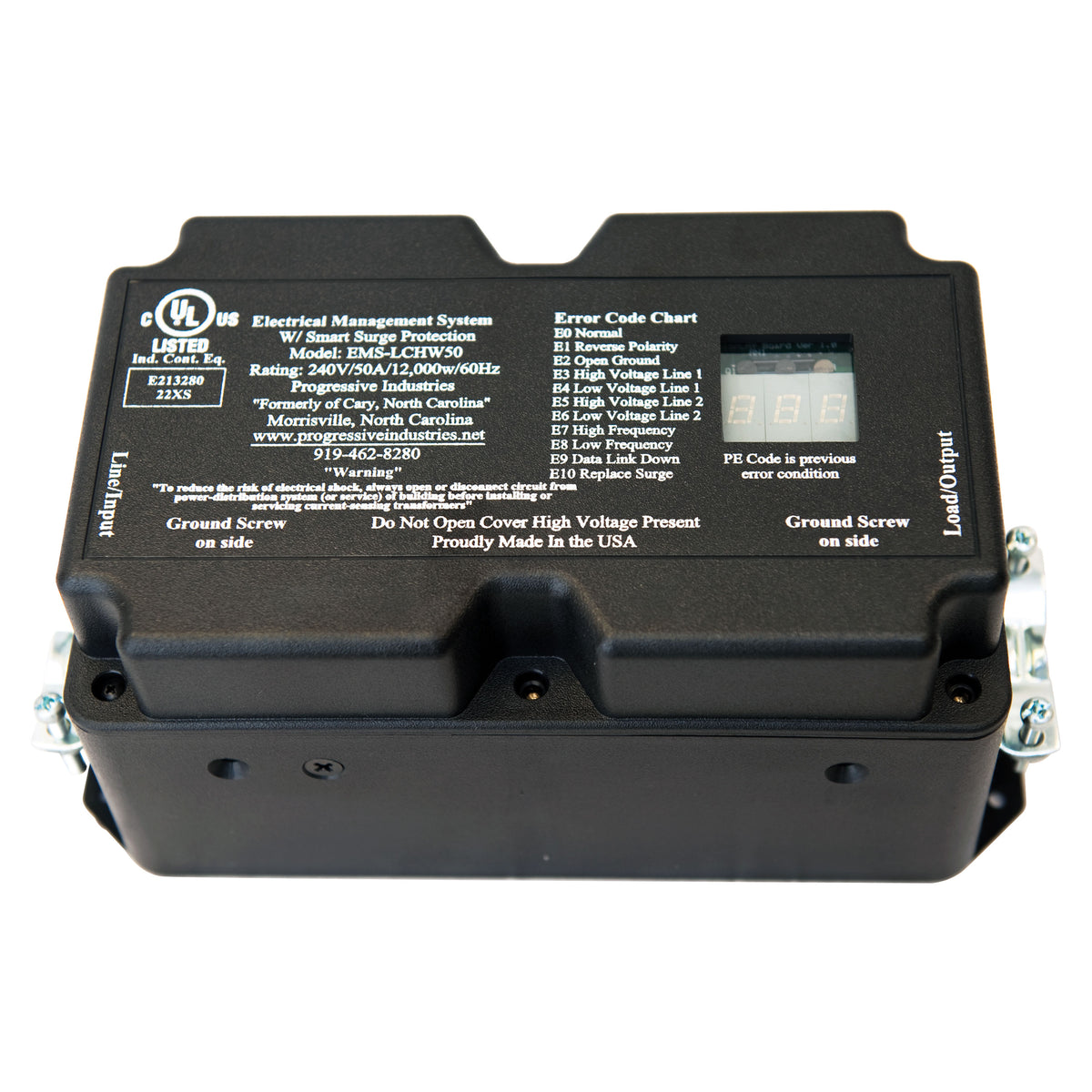 Progressive Industries EMS-LCHW50 Hardwired RV Surge and Electrical Protector - 50 Amp