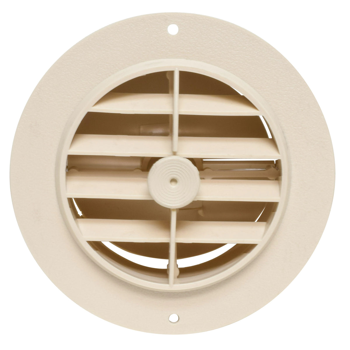 Valterra A10-3349VP Rotating/Dampered Heating and A/C Register - 4" ID x 5-3/8" OD, Beige