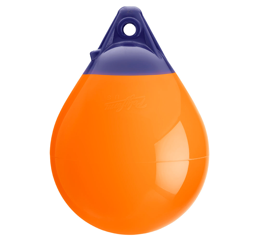 Polyform A-0 ORANGE A Series Buoy - 8" x 11.5", Orange