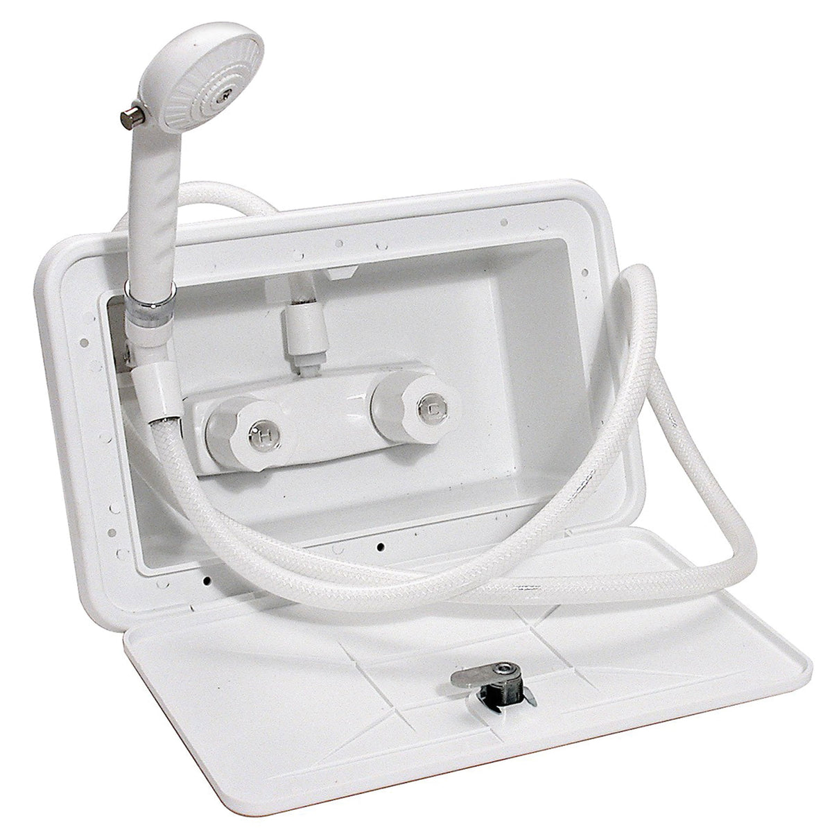 Phoenix Faucets by Valterra PF266201 Exterior Shower Kit Box with 59" Vinyl Hose - White