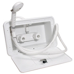 Phoenix Faucets by Valterra PF266201 Exterior Shower Kit Box with 59" Vinyl Hose - White
