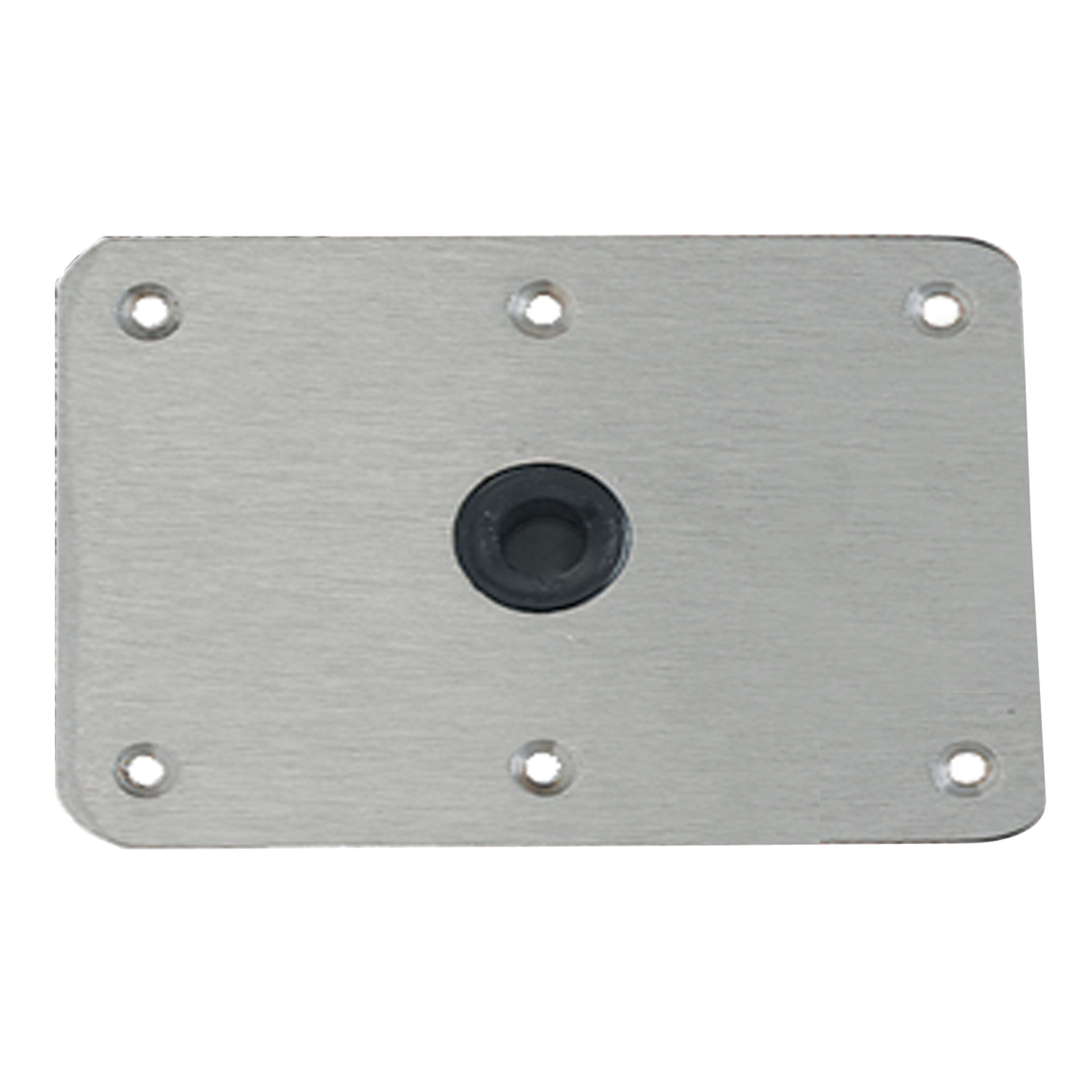Attwood 64839 Lock'N-Pin 3/4" Pin Base - Stainless Steel with Nylon Bushing, Non-Threaded - 4" x 8"
