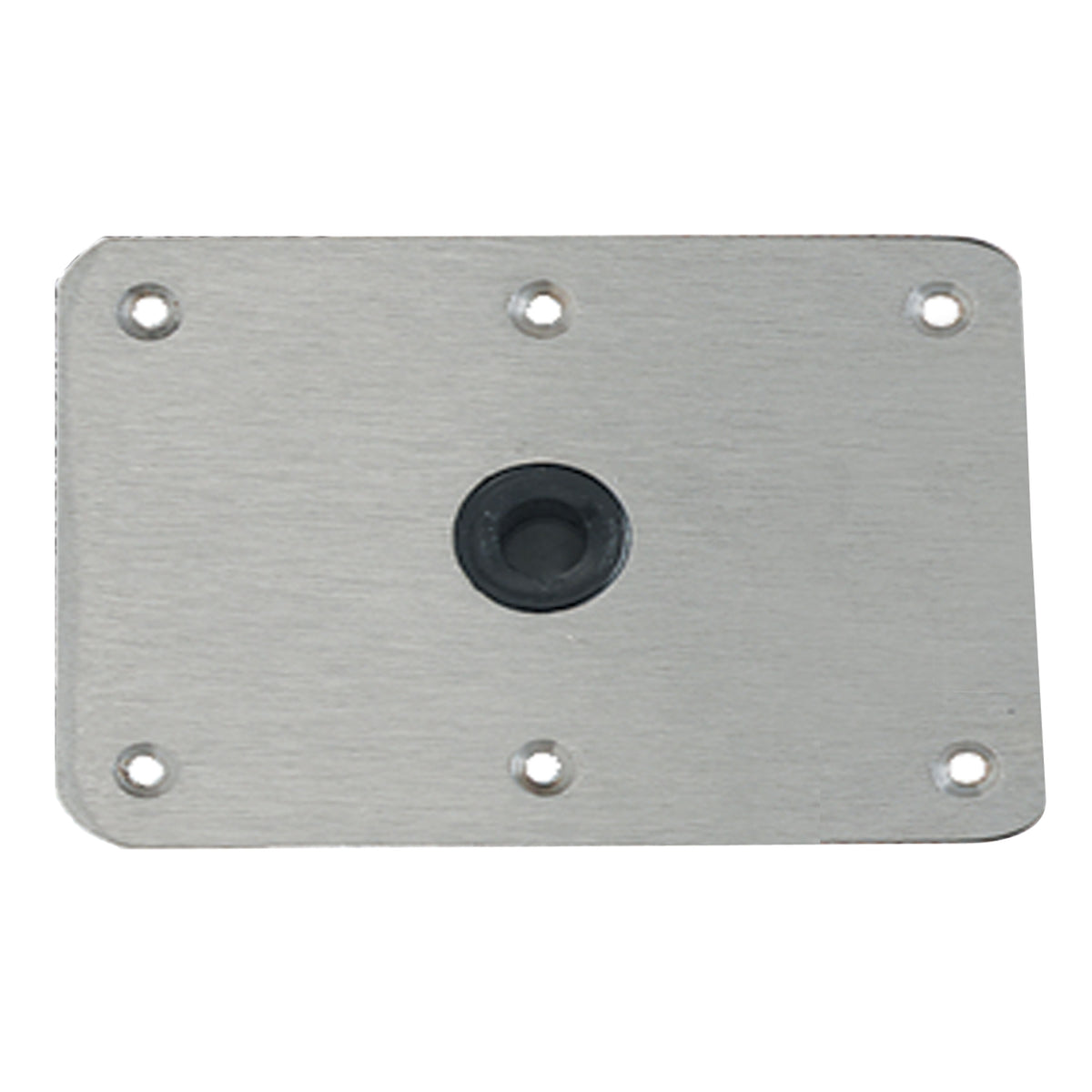 Attwood 64839 Lock'N-Pin 3/4" Pin Base - Stainless Steel with Nylon Bushing, Non-Threaded - 4" x 8"