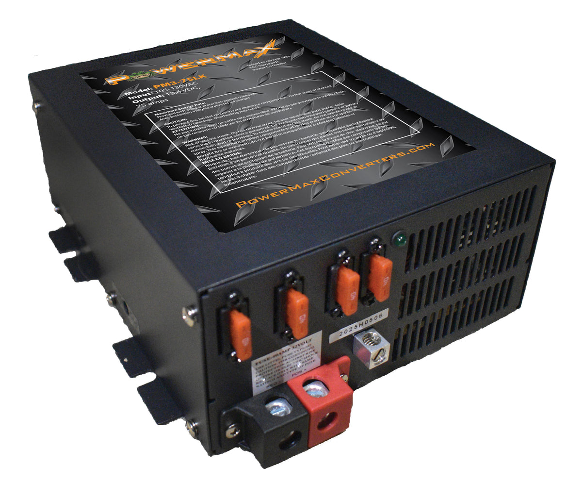 PowerMax PM3-75LK PM3-12V LK-Series Converter - 75 Amp