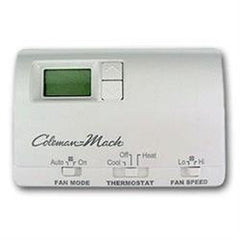 Coleman-Mach 6636-3441 Two Stage Digital Thermostat, Wall Mount - A/C & Gas Furnace, White