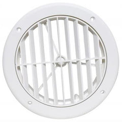 Valterra A10-3363VP Heating and A/C Register with 360Â° Rotation (No Damper) - 5-1/4" ID x 7" OD, White