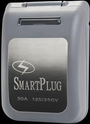 SmartPlug BM50PG Non-Metallic Inlet and Cover Assembly - 50 Amp, Gray