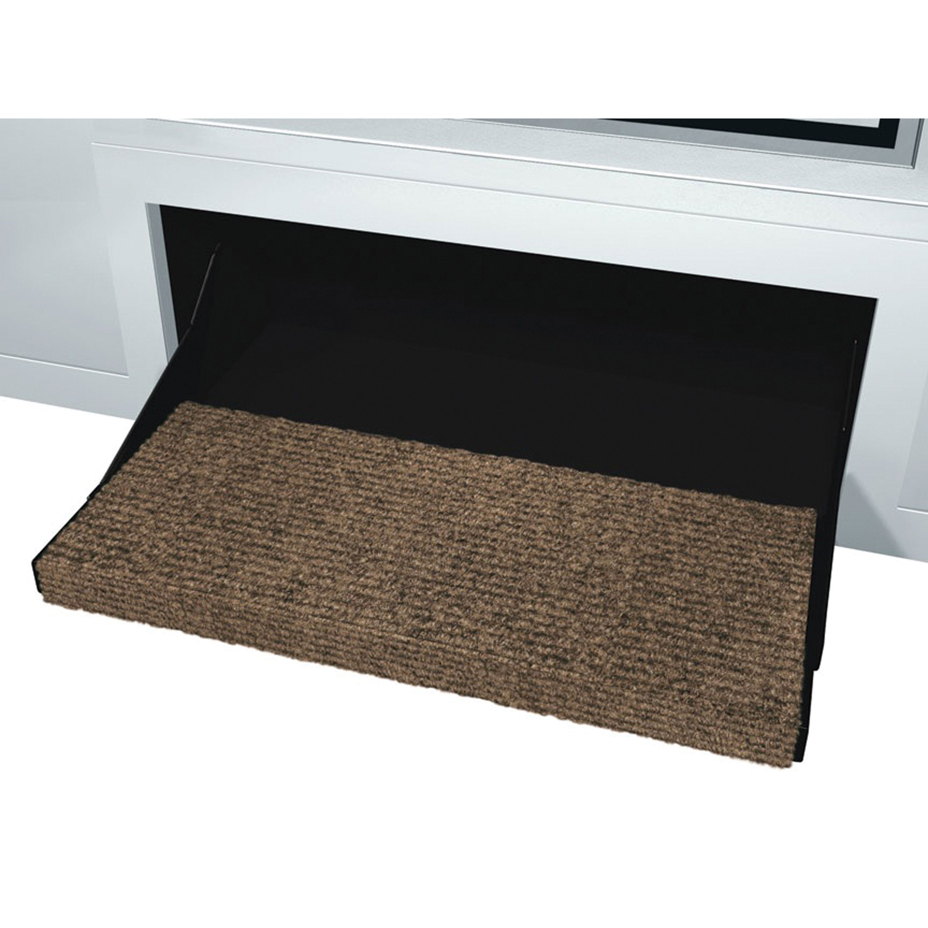 Prest-O-Fit 2-0351 OutRigger RV Step Rug - 18", Walnut Brown