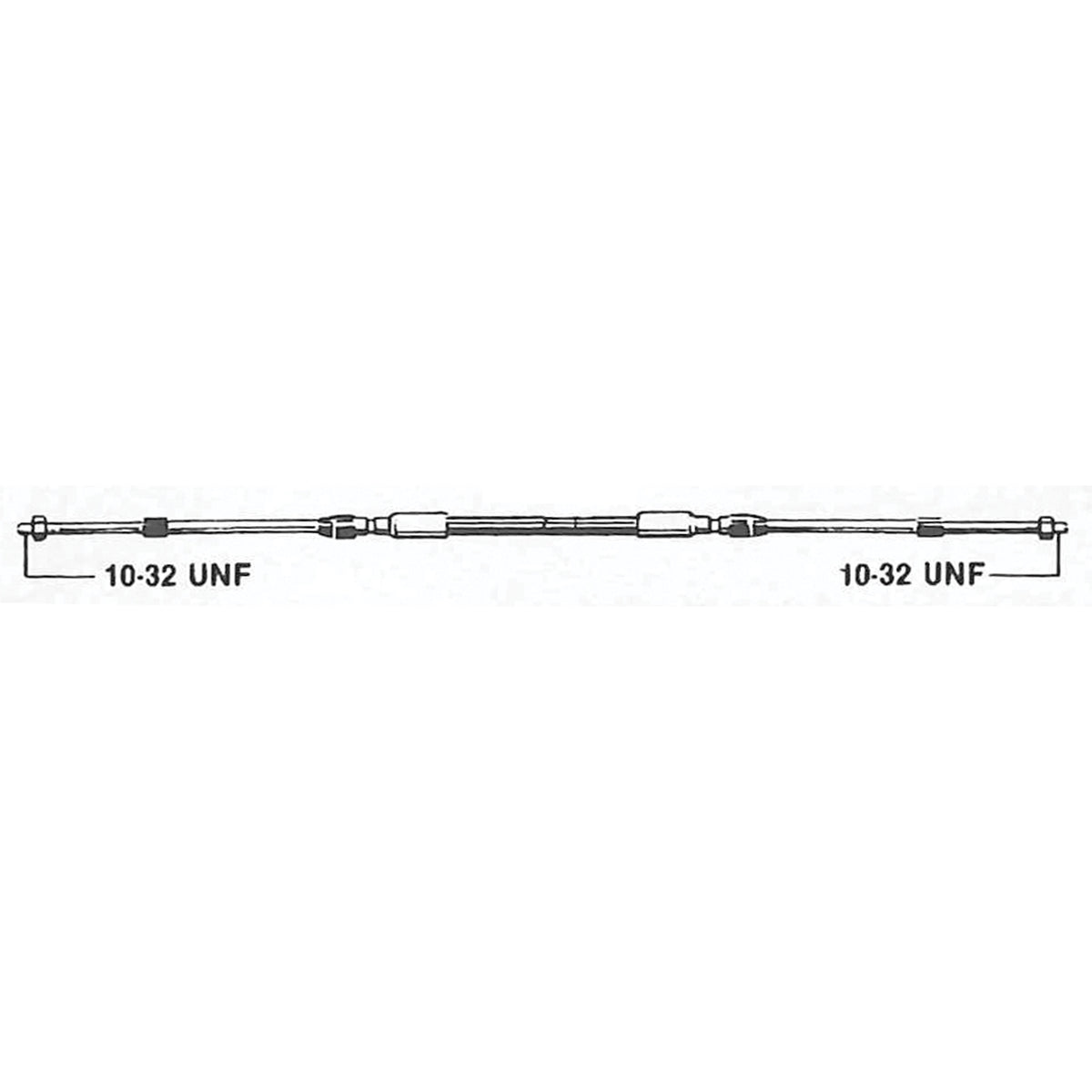 Uflex C2X22 Engine Control Cable - 3300 Style, 22'