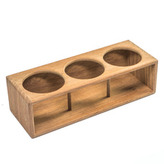 Whitecap 62624 Teak Three Insulated Drink / Bottle Rack