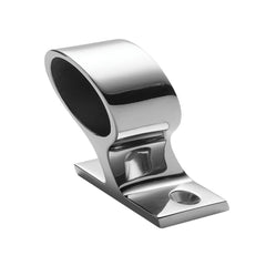 Whitecap 6181C 60Â° Aft Handrail Stanchion - 1" x 1-3/4", 316 SS