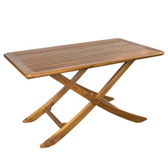 Whitecap 60029 Teak Adjustable Slat-Top Table - Large