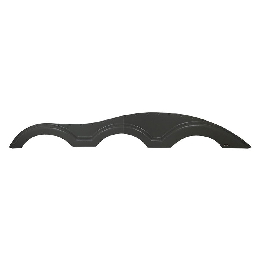 Icon 12563 Triple Axle Fender Skirt FS1000 for Keystone - Driver's Side, Black