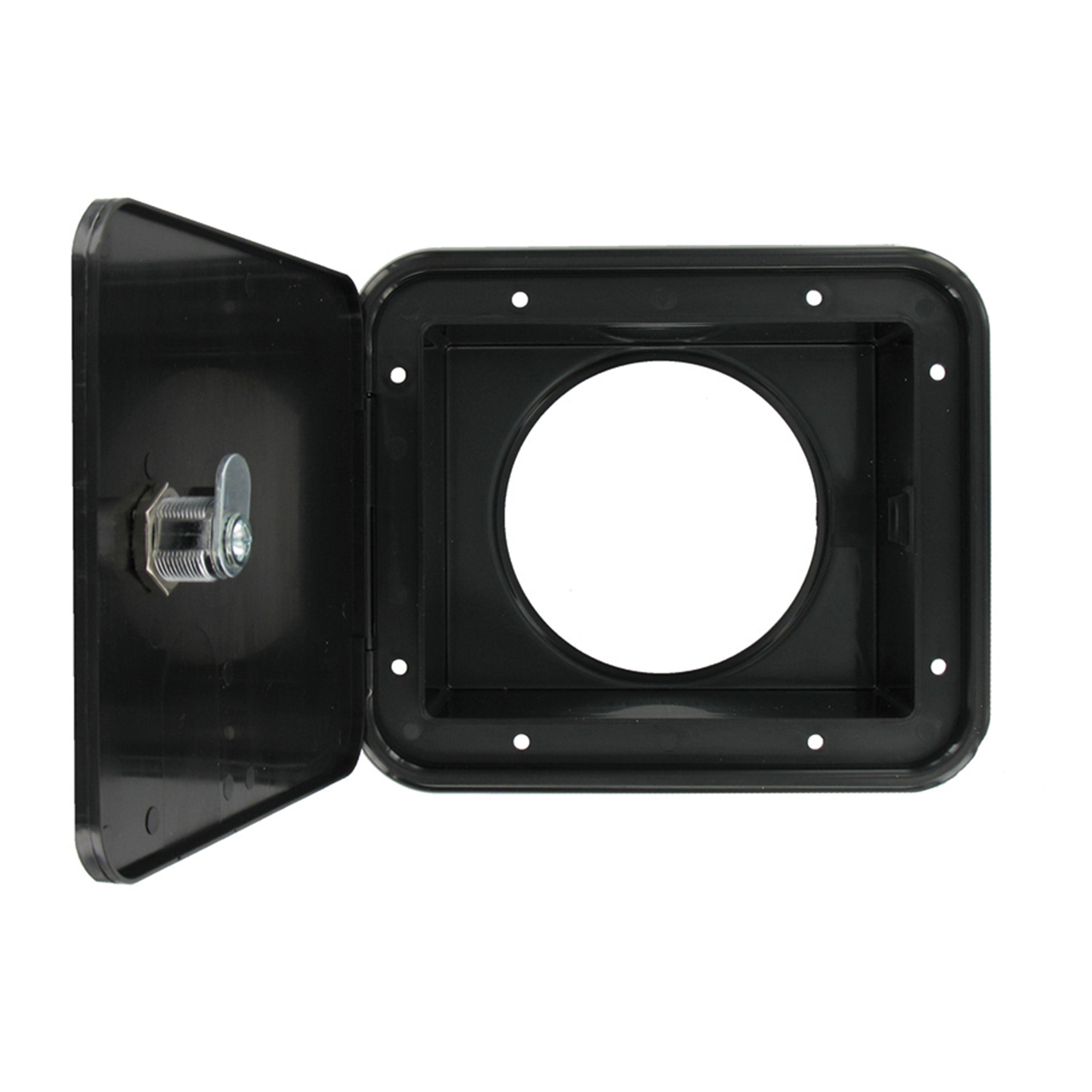 Valterra D04-0471BKVP Sewer Hose Hatch - Black