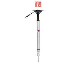 Attwood 3004 Lock'N-Pin 3/4" Adjustable Power Pedestal w/Integral Seat Mount - 14" to 17", Non-Threaded
