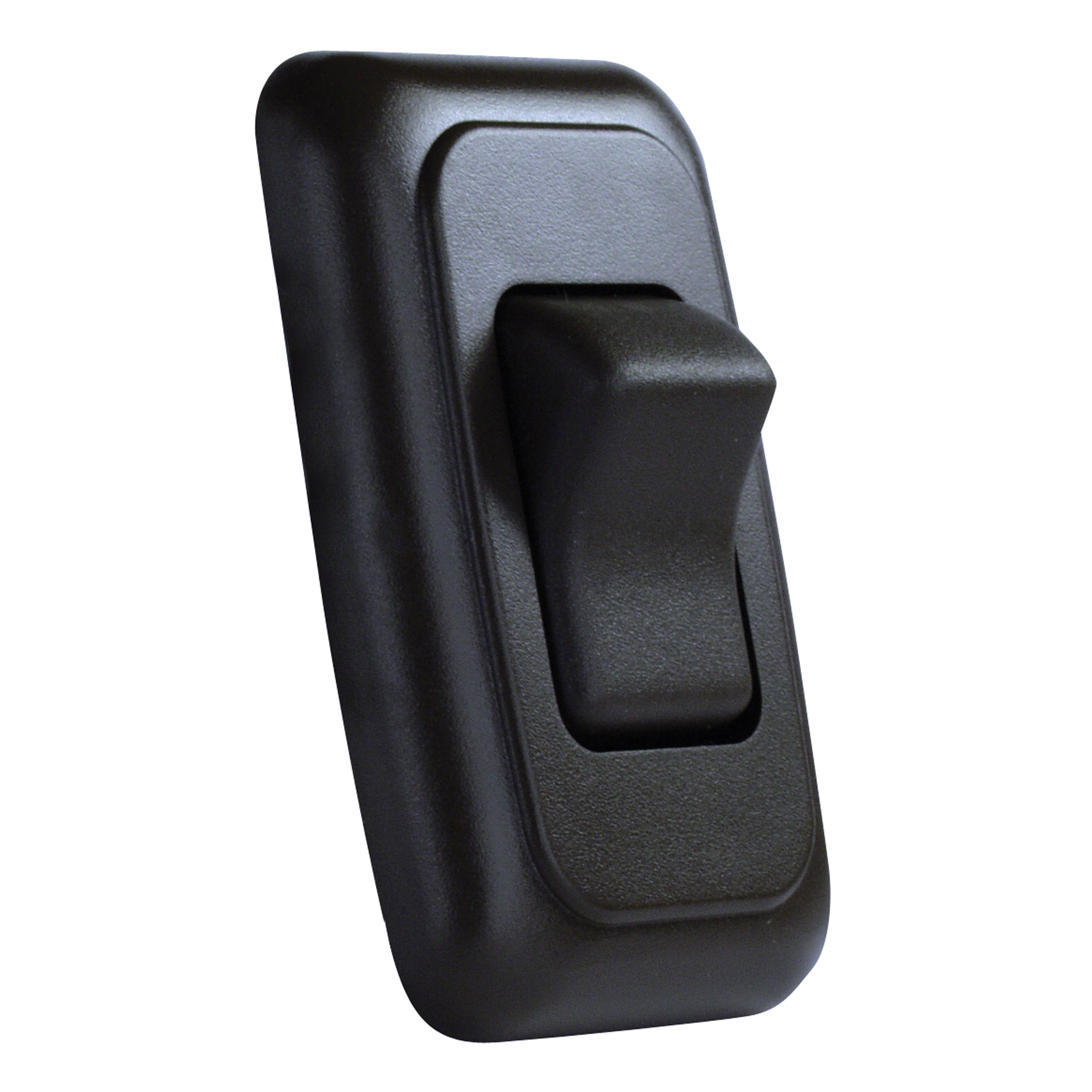 JR Products 12225 On/Off Switch with Bezel - Single Switch, Black