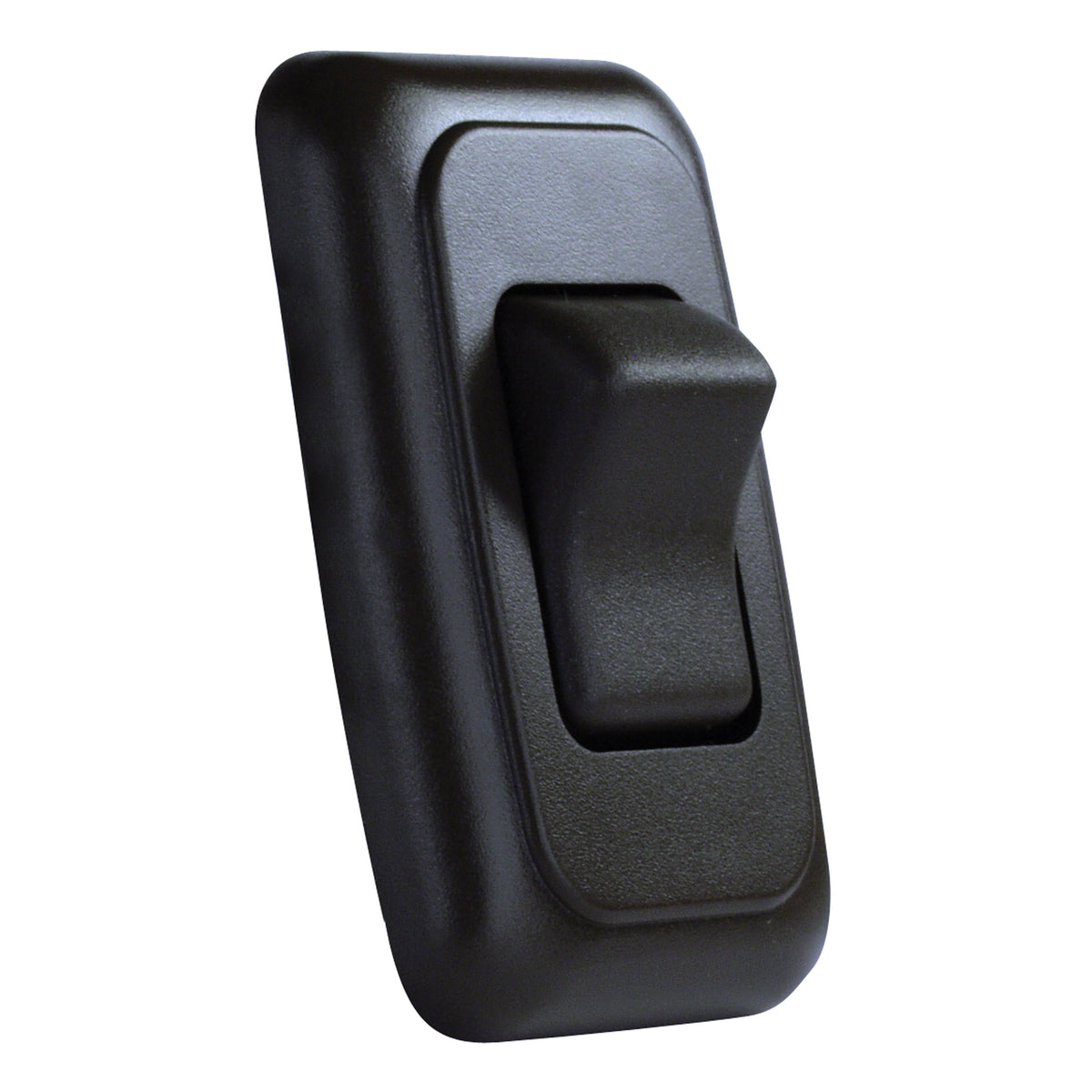 JR Products 12225 On/Off Switch with Bezel - Single Switch, Black