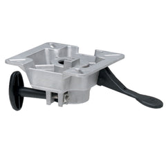 Attwood 818441 LakeSport 238 Series Seat Mount without Slider- Aluminum w/Friction Controls, 3Â° Tilt