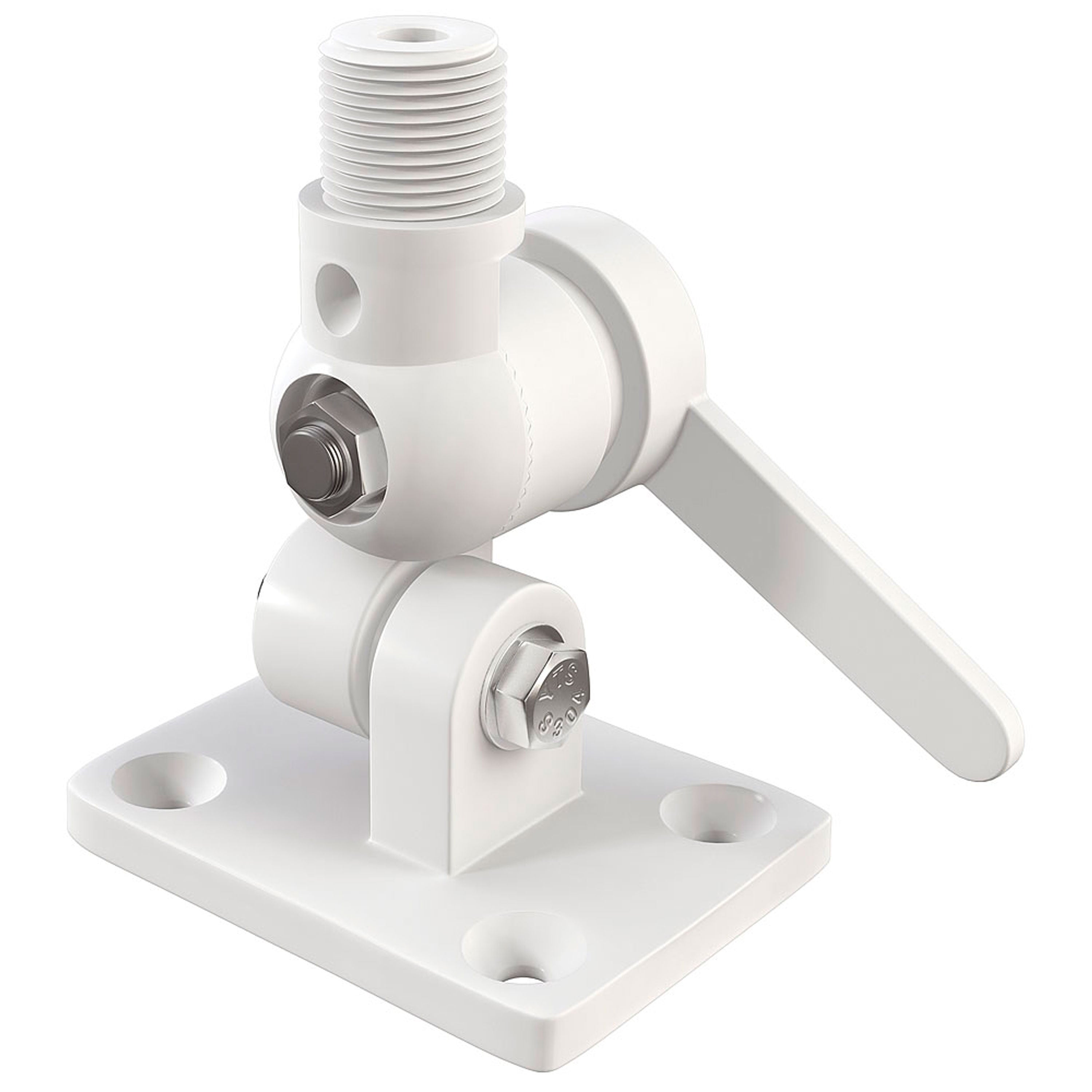 Shakespeare 4186-BP Marine Ratchet Mount - Nylon, White