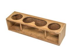 Whitecap 62632 Teak Four Drink / Binocular Rack